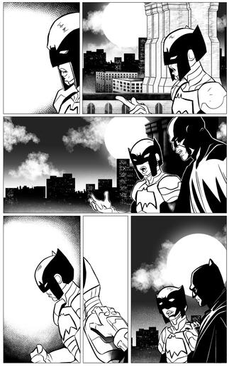 "Dynamic Duo" Inks - Pencils by Ray-Anthony Height